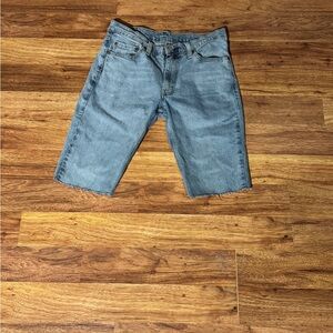 Levi's Light Blue Jean Shorts